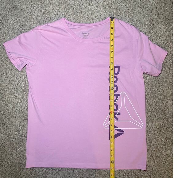 Reebok - Light Purple Cotton Blend Shirt - Size Medium - Picture 3 of 11